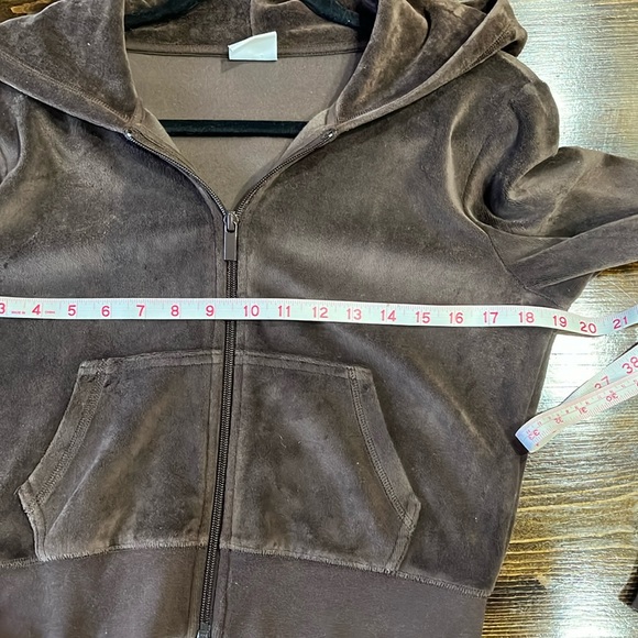 ❤️SOLD❤️Sunday Best Kiera Mocha Brown Velour Hoodie - Picture 6 of 12